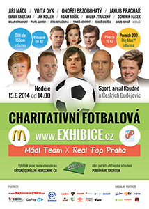 Letošní sedmá charitativní exhibice - plakát