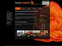 Nové stránky pro  společnost Hajdu Flowers