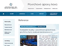Stránky společnosti Stamiva spol. s.r.o.
